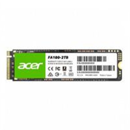 UNIDAD DE ESTADO SOLIDO SSD INTERNO ACER FA100 2TB M.2 2280 NVME PCIE GEN 3X4 LECT.3300 ESCRIT. 2700 MBS 3D TLC NAND PC LAPTOP M