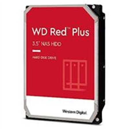 DISCO DURO INTERNO WD RED PLUS 6TB 3.5 ESCRITORIO SATA3 6GB/S 256MB 5400RPM 24X7 HOTPLUG NAS 1-8 BAHIAS WD60EFPX