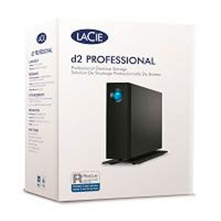 DISCO DURO EXTERNO LACIE D2 PROFESSIONAL 20TB 3.5 ESCRITORIO USB 3.1 TIPO-C USB 3.0 NEGRO WIN MAC ADAPT DE ALIMENTACION