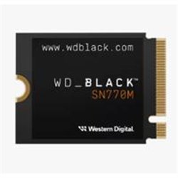 UNIDAD DE ESTADO SOLIDO SSD INTERNO WD BLACK SN770M 500GB M.2 2230 NVME PCIE GEN4 LECT.5000MB/S ESCRIT.4000MB/S TBW 300 WDS500G3
