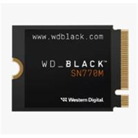 UNIDAD DE ESTADO SOLIDO SSD INTERNO WD BLACK SN770M 500GB M.2 2230 NVME PCIE GEN4 LECT.5000MB/S ESCRIT.4000MB/S TBW 300 WDS500G3