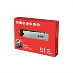UNIDAD DE ESTADO SOLIDO SSD INTERNO XPG GAMMIX 512GB S60 M.2 2280 NVME PCIE GEN 4X4 LECT.4700 ESCRIT. 1700 MBS 3DNAND PC LAPTOP 