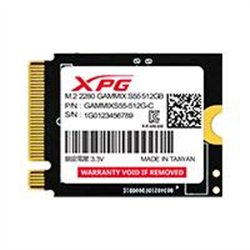 UNIDAD DE ESTADO SOLIDO SSD INTERNO XPG GAMMIX S55 512GB M.2 2230 NVME PCIE GEN 4X4 LECT. 5000 ESCRIT. 3700 MBS 3DNAND PC MINIPC