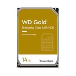 DISCO DURO INTERNO WD GOLD 14TB 3.5 ESCRITORIO SATA3 6GB/S 512MB 7200RPM 24X7 HOTPLUG NAS DVR NVR SERVER DATACENTER  WD142KRYZ