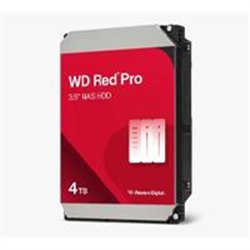 DISCO DURO INTERNO WD RED PRO 4TB 3.5 ESCRITORIO SATA3 6GB/S 256MB 7200RPM 24X7 HOTPLUG NAS 1-16 BAHIAS WD4005FFBX