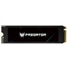 UNIDAD DE ESTADO SOLIDO SSD INTERNO PREDATOR GM7000 HEATSINK 1TB M.2 2280 NVME PCIE GEN4X4 LECT.7400 ESCRIT.6700 MBS 3D TLC NAND