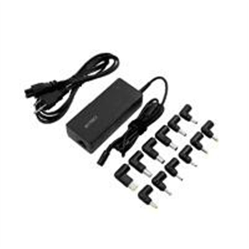 CARGADOR UNIVERSAL ACTECK ENERGON ROAM CU494 / PARA LAPTOP / SALIDA 90 W / ADAPTADOR / 12 CONECTORES / AC-937191