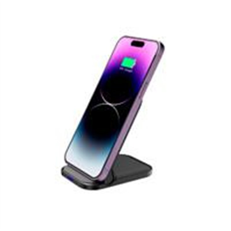 CARGADOR DE ESCRITORIO ACTECK ENERGON S-MATE CI710 / PARA CELULAR / INALAMBRICO QI / 15 W / RECEPTOR CARGA QI / USB - TIPO C / A
