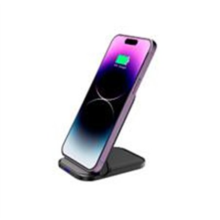 CARGADOR DE ESCRITORIO ACTECK ENERGON S-MATE CI710 / PARA CELULAR / INALAMBRICO QI / 15 W / RECEPTOR CARGA QI / USB - TIPO C / A