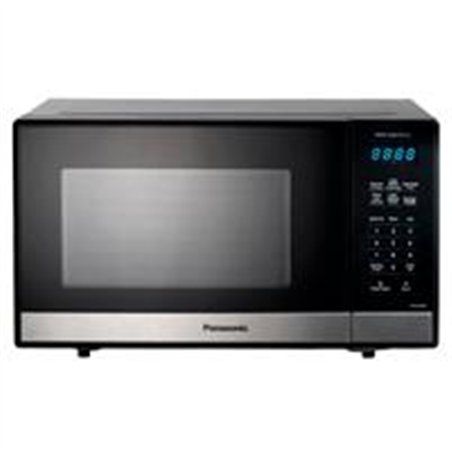 HORNO DE MICROONDAS PANASONIC 0.9 P3, 900W, COLOR PLATA/NEGRO, 7 MENUS PREESTABLECIDOS, DESCONGELAMIENTO DE 3 KG, 10 NIVELES DE 