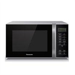 HORNO DE MICROONDAS PANASONIC 0.9 P3, 800W, COLOR PLATA/NEGRO, 10 MENUS PREESTABLECIDOS, DESCONGELAMIENTO DE 3 KG
