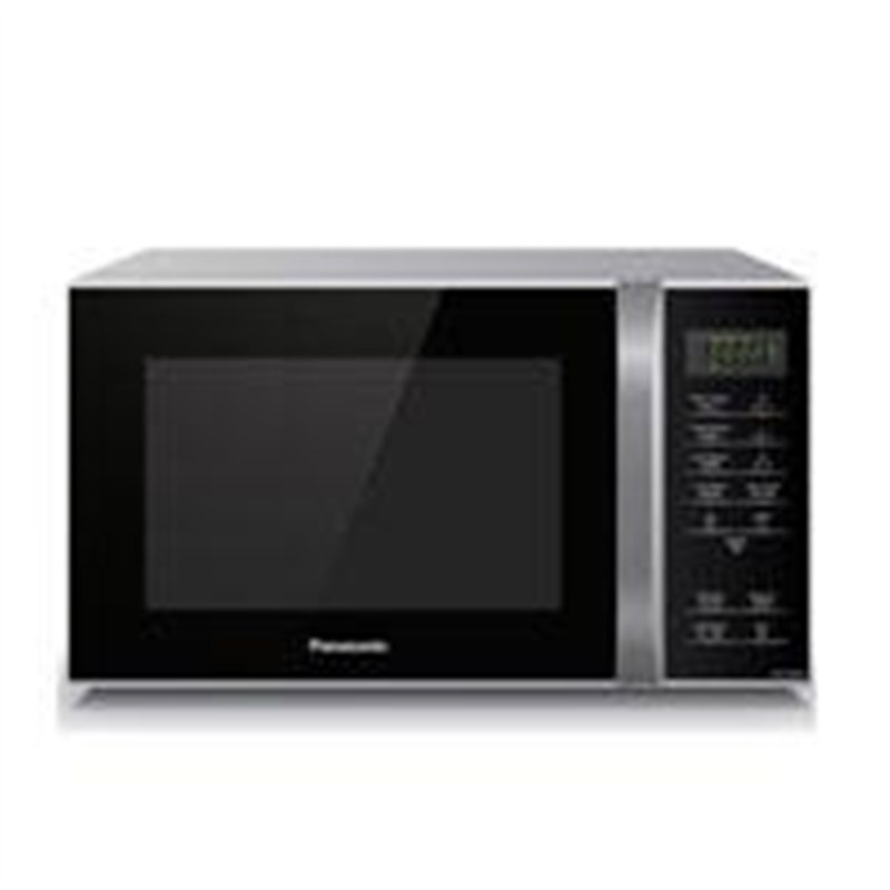 HORNO DE MICROONDAS PANASONIC 0.9 P3, 800W, COLOR PLATA/NEGRO, 10 MENUS PREESTABLECIDOS, DESCONGELAMIENTO DE 3 KG