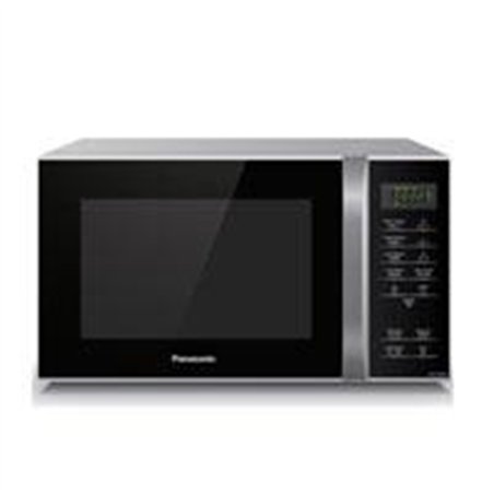 HORNO DE MICROONDAS PANASONIC 0.9 P3, 800W, COLOR PLATA/NEGRO, 10 MENUS PREESTABLECIDOS, DESCONGELAMIENTO DE 3 KG