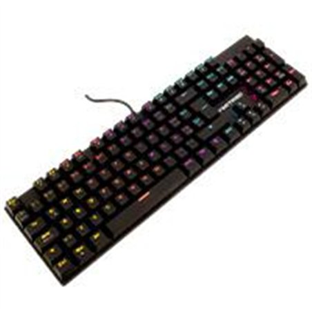TECLADO GAMING MECANICO LUZ RGB BASTION VORTRED BY PERFECT CHOICE LEGACY - NEGRO