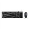TECLADO/MOUSE TECHZONE TZACCBA01 ALAMBRICO USB NEGRO