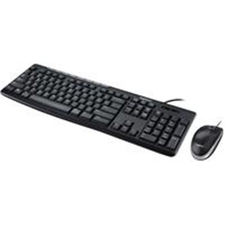 TECLADO/MOUSE LOGITECH MK200 NEGRO ALAMBRICOS MULTIMEDIA/OPTICO USB PC