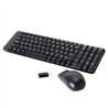 TECLADO/MOUSE LOGITECH MK220 NEGRO INALAMBRICOS COMPACTO USB ALCANCE HASTA 10 MTS