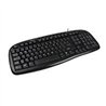 TECLADO ALAMBRICO MULTIMEDIA TECLAS DE MEMBRANA CONECTOR USB  EASY LINE BY PERFECT CHOICE - NEGRO