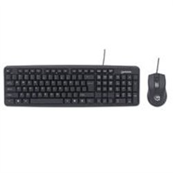 TECLADO Y MOUSE,MANHATTAN,178464, ÓPTICO USB CABLEADO, COMBO