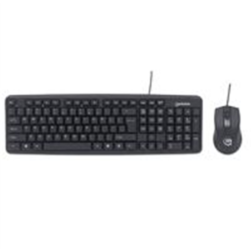 TECLADO Y MOUSE,MANHATTAN,178464, ÓPTICO USB CABLEADO, COMBO