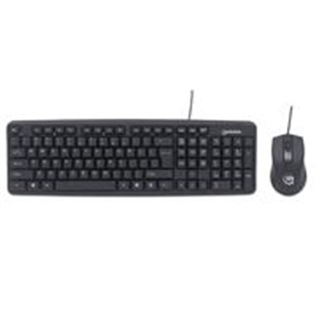 TECLADO Y MOUSE,MANHATTAN,178464, ÓPTICO USB CABLEADO, COMBO