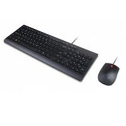 KIT DE TECLADO Y MOUSE  LENOVO  ESSENTIAL ALAMBRICO USB NEGRO ESPAÑOL