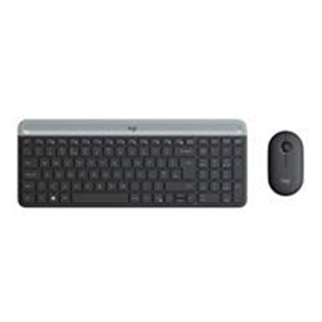 TECLADO/MOUSE LOGITECH MK470 ULTRA DELGADO NEGRO INALAMBRICO USB PC/WINDOWS/SURFACE