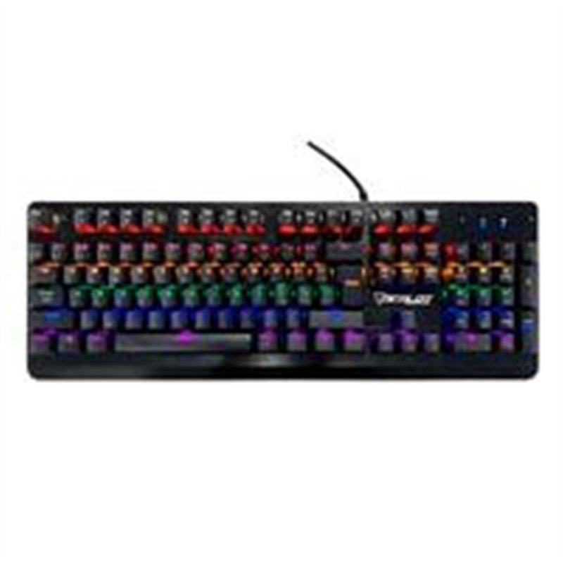 TECLADO MECANICO OCELOT/ALAMBRICO/METALICO/ SWITCH AZUL/NEGRO/RGB/ILUMINACION Y COLORES AJUSTABLES/PLUG PLAY/GAMER