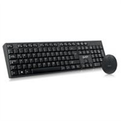 COMBO TECLADO MULTIMEDIA Y MOUSE OPTICO GHIA / GT5000 / INALAMBRICO / RECEPTOR USB / NEGRO