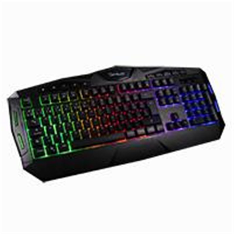 TECLADO MEMBRANA OCELOT GAMING OGEK03 / RETROILUMINADO / 105 TECLAS / ANTHIGOSTING / USB / COLOR NEGRO