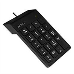 TECLADO ACTECK INSPIRE TN220 / NUMERICO / ALAMBRICO USB / 19 TECLAS / NEGRO / AC-932622