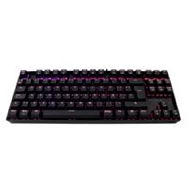 TECLADO GAMER BALAM RUSH DOMINATE GK560 / ALAMBRICO USB / ILUMINACION RGB / MULTIMEDIA / ESPAÑOL / 88 TECLAS / NEGRO  / BR-93270