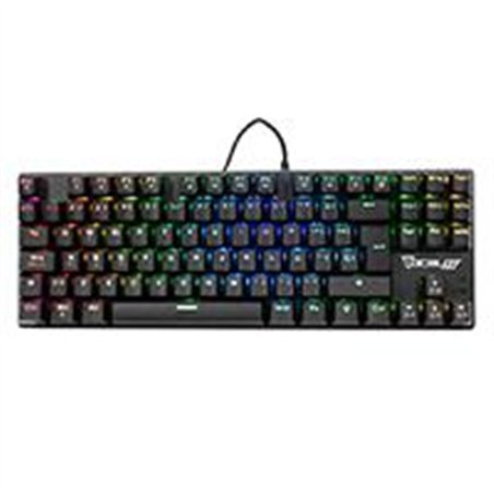 TECLADO MECANICO OCELOT GAMING OK-TKL2 / SWITCH ROJO / FULL RGB / 88 TECLAS / ANTHIGOSTING / USB / COLOR NEGRO
