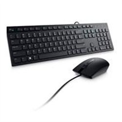 KIT TECLADO Y MOUSE DELL KM300C ALAMBRICO DE 105 TECLAS EN ESPAÑOL COLOR NEGRO