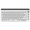 TECLADO ACTECK UNY COMP TI685 / INALAMBRICO / DUAL / MULTIDISPOSITIVO / TKL / ESPAÑOL / 88 TECLAS / BLANCO  / AC-934190