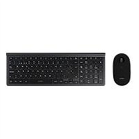 KIT ACTECK EDGE MK675 / TECLADO Y MOUSE / INALAMBRICO / RECEPTOR USB / ESPAÑOL / 107 TECLAS / OPTICO / 1600 DPI / NEGRO / AC-934