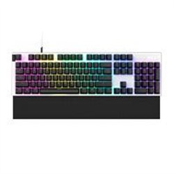 TECLADO ALAMBRICO / NZXT / BLANCO / FULL / USB / GAMER