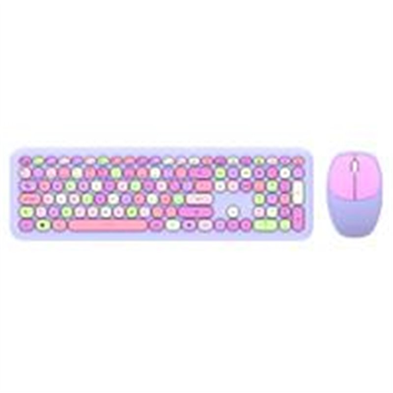 KIT 2 EN 1 TECLADO Y MOUSE INALAMBRICO CREATOR CHIC MK47 / 110 TECLAS / MEMBRANA / RATON OPTICO / USB 2.4 GHZ / 2 BOTONES + SCRO