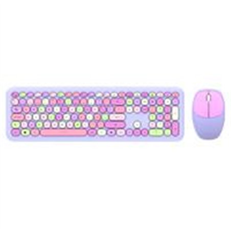KIT 2 EN 1 TECLADO Y MOUSE INALAMBRICO CREATOR CHIC MK47 / 110 TECLAS / MEMBRANA / RATON OPTICO / USB 2.4 GHZ / 2 BOTONES + SCRO