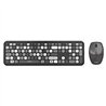 KIT ACTECK  TECLADO Y MOUSE INALAMBRICO CREATOR CHIC MK475 / 110 TECLAS / MEMBRANA / RATON OPTICO / USB 2.4 GHZ / 2 BOTONES SCRO