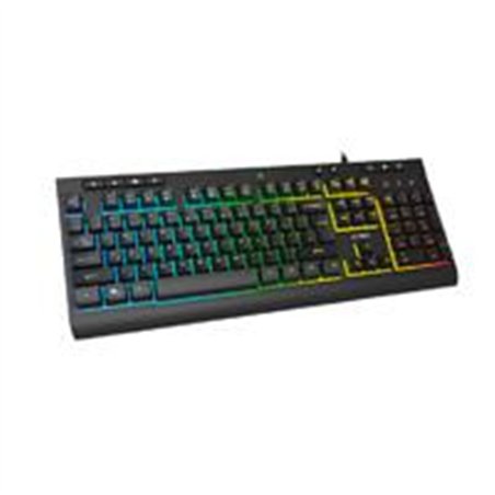 TECLADO ACTECK AUREAN PRO TA477G / ALAMBRICO USB / MULTIMEDIA / ILUMINACION RGB / ANTI-GHOSTING / 105 TECLAS/ MEMBRANA / ESPAÑOL