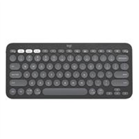 TECLADO LOGITECH PEBBLE KEYS 2 K380S GRAFITO INALAMBRICO EASY-SWITCH BLUETOOTH LOGI BOLT NO INCLUIDO. (ESPAÑOL)