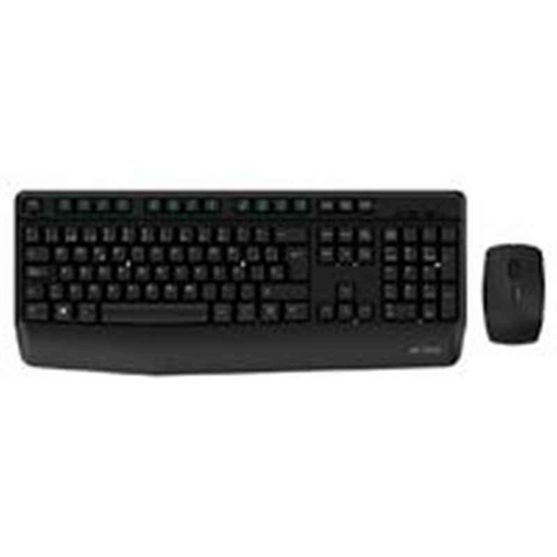 KIT ACTECK CREATOR PLUS MK465 / TECLADO Y MOUSE / INALAMBRICO / RECEPTOR USB / 105 TECLAS / ERGONOMICO - MULTIFUNCION / WIN - MA