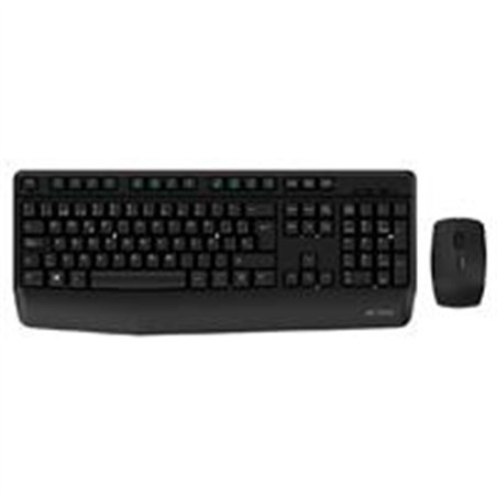 KIT ACTECK CREATOR PLUS MK465 / TECLADO Y MOUSE / INALAMBRICO / RECEPTOR USB / 105 TECLAS / ERGONOMICO - MULTIFUNCION / WIN - MA