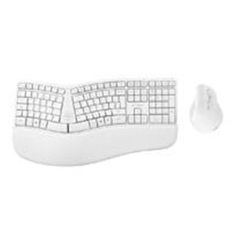 KIT ACTECK CREATOR VIRTUOS FITT MK770 / TECLADO Y MOUSE VERTICAL / INALAMBRICO / USB / MULTIMEDIA / 118 TECLAS / ESPAÑOL / RECAR