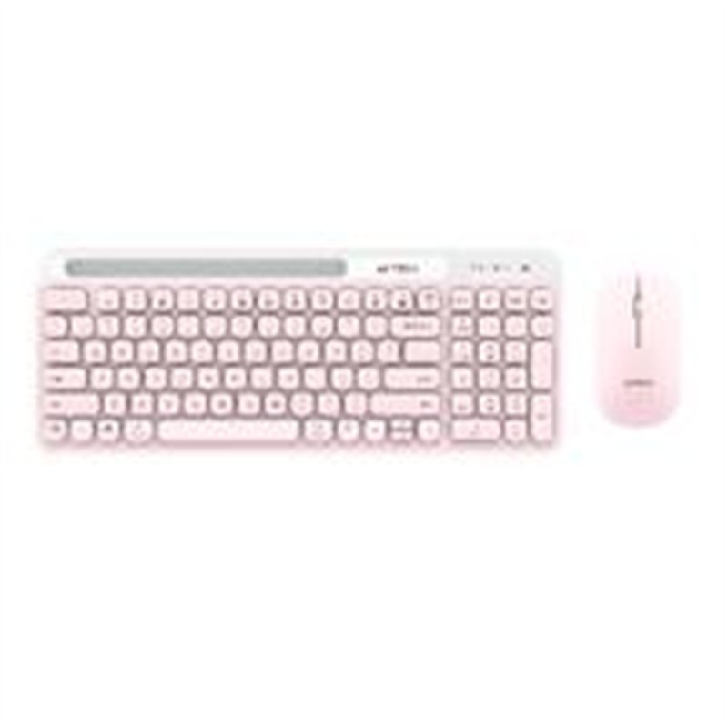 KIT ACTECK CREATOR VIRTUOS SILK MK720 / TECLADO Y MOUSE / INALAMBRICO / DUAL BT USB / RECARGABLE / ESPAÑOL / 100 TECLAS / MULTIM