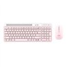 KIT ACTECK CREATOR VIRTUOS SILK MK720 / TECLADO Y MOUSE / INALAMBRICO / DUAL BT USB / RECARGABLE / ESPAÑOL / 100 TECLAS / MULTIM