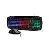 KIT TECLADO Y MOUSE BALAM RUSH SQUAD MASTER KTM333 / MULTIMEDIA / ERGONOMICO / ALAMBRICO / ILUMINACION ARCOIRIS / MEMBRANA / 320