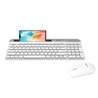 KIT ACTECK CREATOR VIRTUOS SILK MK720 / TECLADO Y MOUSE / INALAMBRICO / DUAL BT USB / RECARGABLE / ESPAÑOL / 100 TECLAS / MULTIM