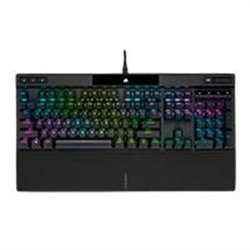 TECLADO CORSAIR K70 RGB PRO/ÓPTICO-MECÁNICO/LED RGB RETROILUMINADO/CORSAIR OPX/NEGRO/TECLAS PBT NEGRAS/ (CH-910941A-NA)